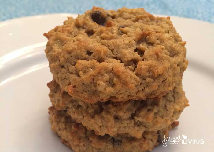 Healthy Cookies with Oatmeal, Chickpeas and Chocolate Chips! #glutenfree Healthy Cookies with Oatmeal, Chickpeas and Chocolate Chips!