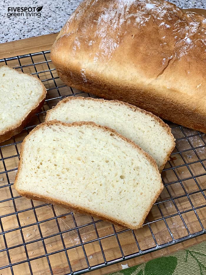 white bread slices