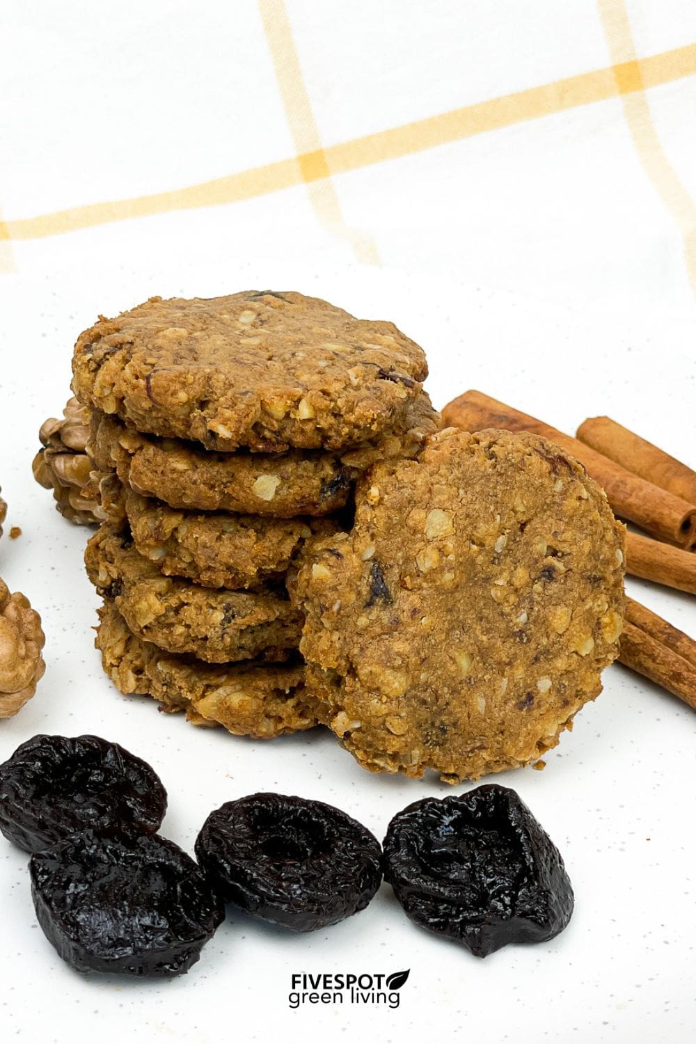 prune cookies for constipation closeup