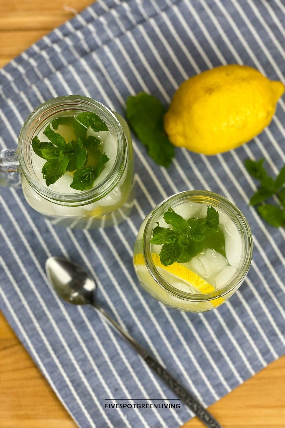 lemonade cooler recipe with lemon mint