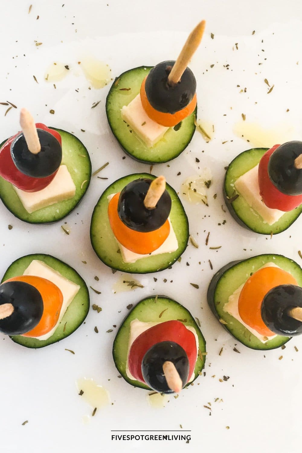 greek salad skewers appetizer