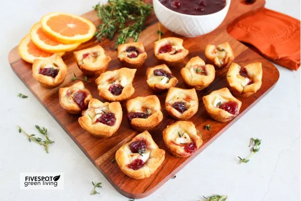 Cranberry Brie Bites appetizer